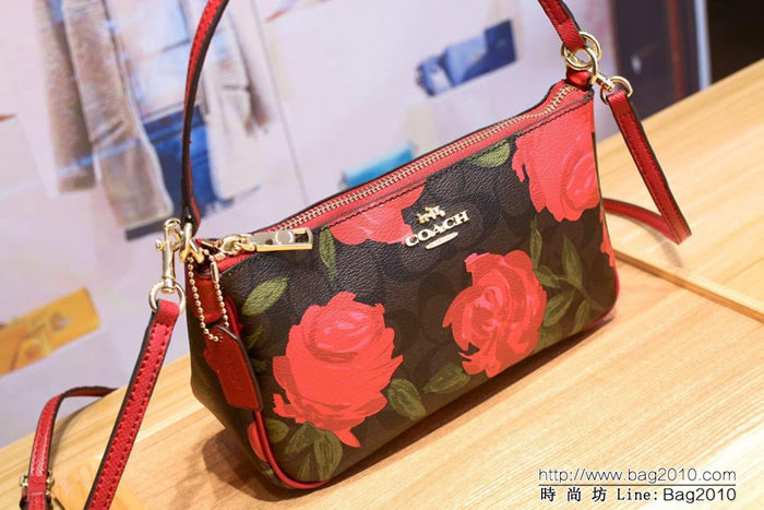 COACH蔻馳 專櫃同步 新料印花斜挎包 時尚百搭款 手提肩背包  Chz1294